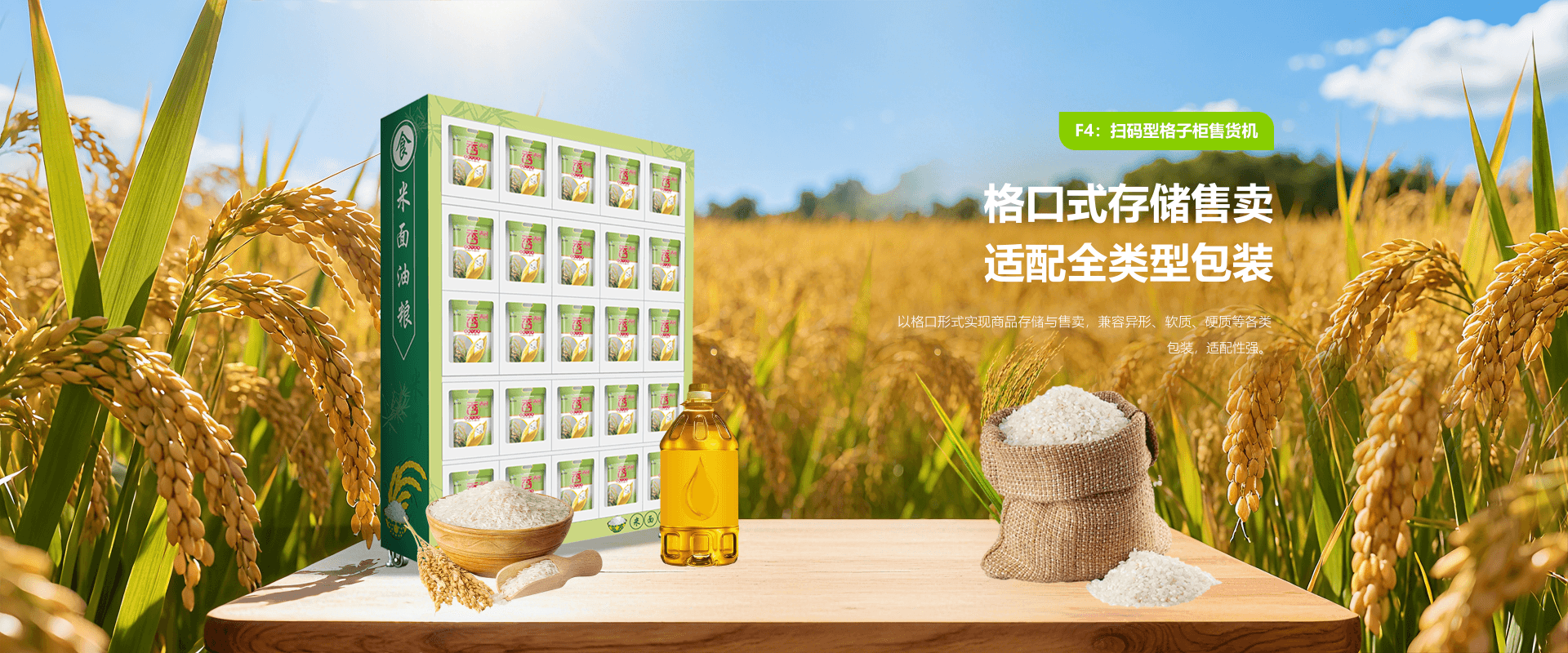 F4 扫码型格子柜售货机详情页